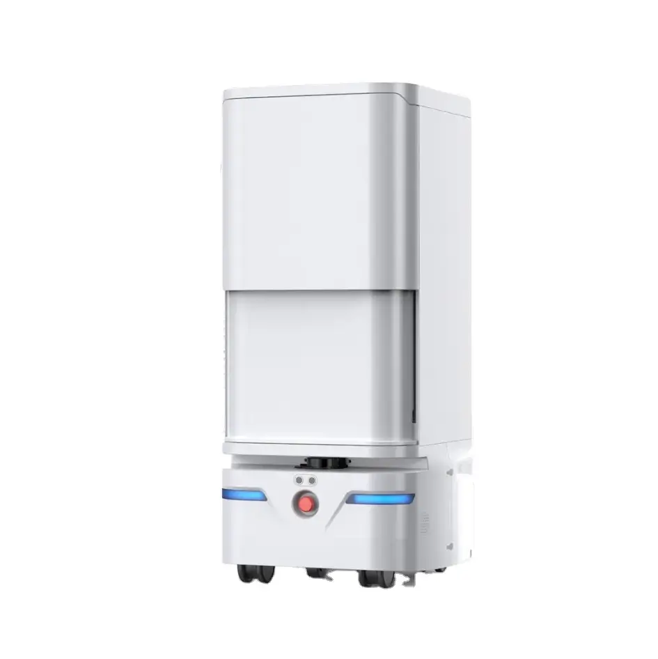 Intelligent Elevator Control UVC Self Disinfection Capability Hotel Delivery Robot
