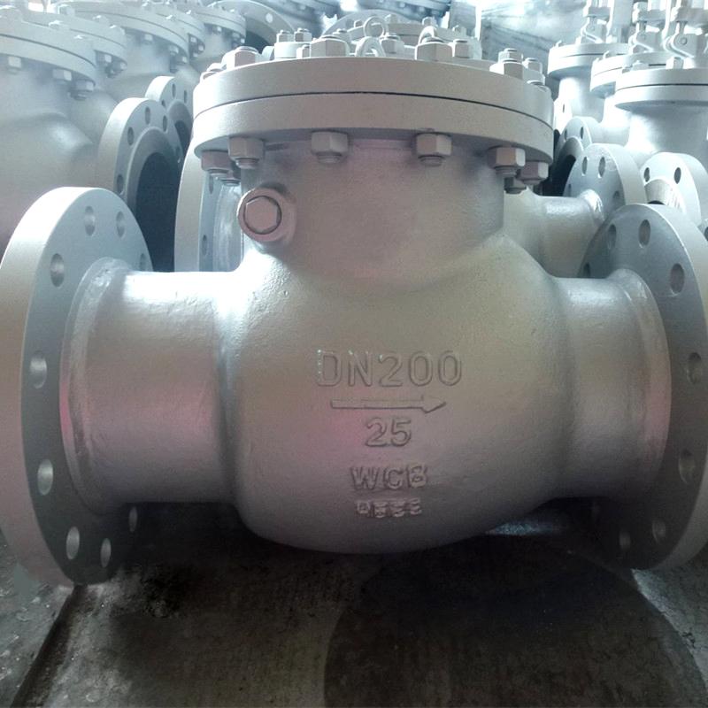Class 150 Ansi 304 H44h 4 Inch Manual Swing Check Valve with Flange for Water Media
