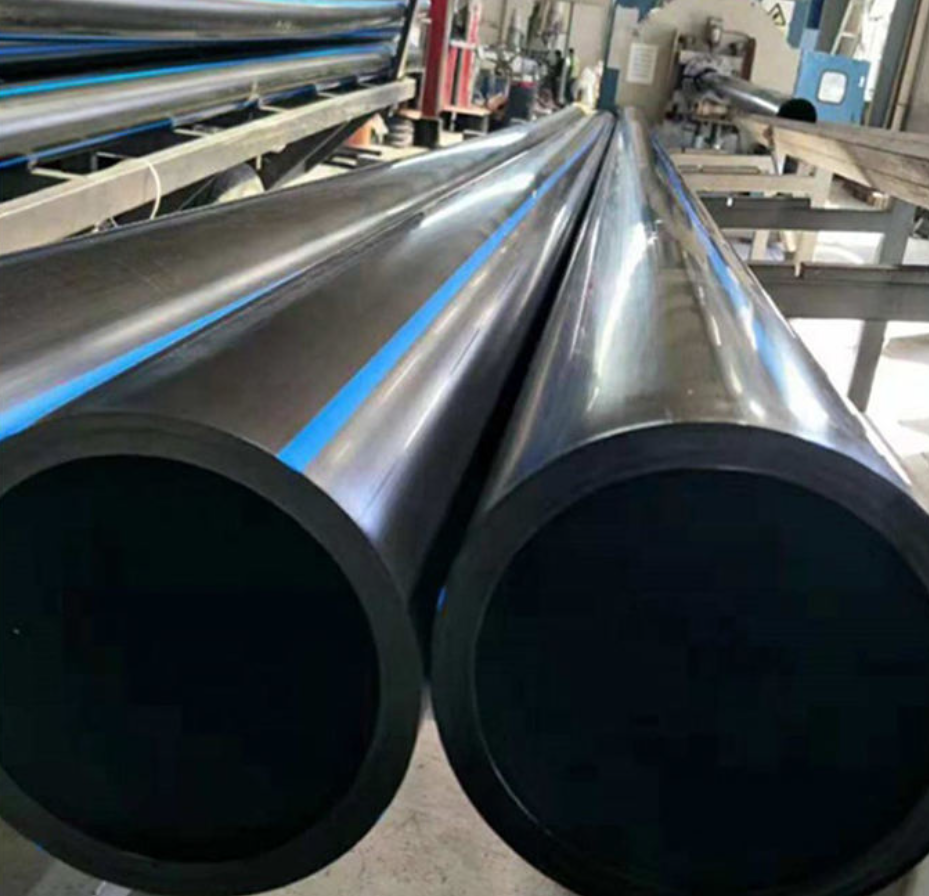 HDPE Pipe SDR17 PE100 DN110-800mm PN16/PN8 High Pressure Water Supply Plastic Tubes Over 50 Years Lifespan