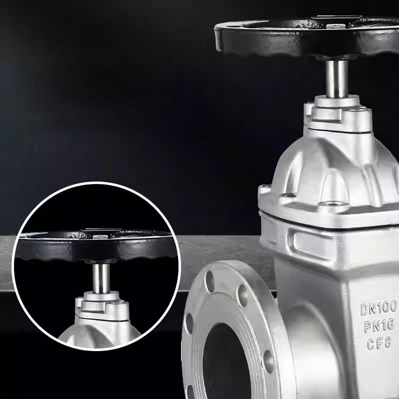 Z45X-16P Stainless Steel 304 Manual Soft Seal Non-Rising Stem Gate Valve ISO9001/CE Certified for Drinking Water Pump