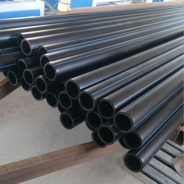 HDPE Pipe SDR17 PE100 DN110-800mm PN16/PN8 High Pressure Water Supply Plastic Tubes Over 50 Years Lifespan