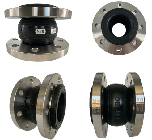 Standard Epdm Flexible Flange Type Couplings Shockproof Rubber Expansion Joint Flexible Pipe Expansion Joint Connection Joint