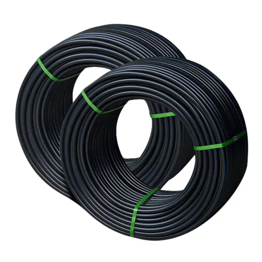 20 - 63mm HDPE Polyethylene Pipe Farm Irrigation Pipe Black Plastic Water Pipe Roll