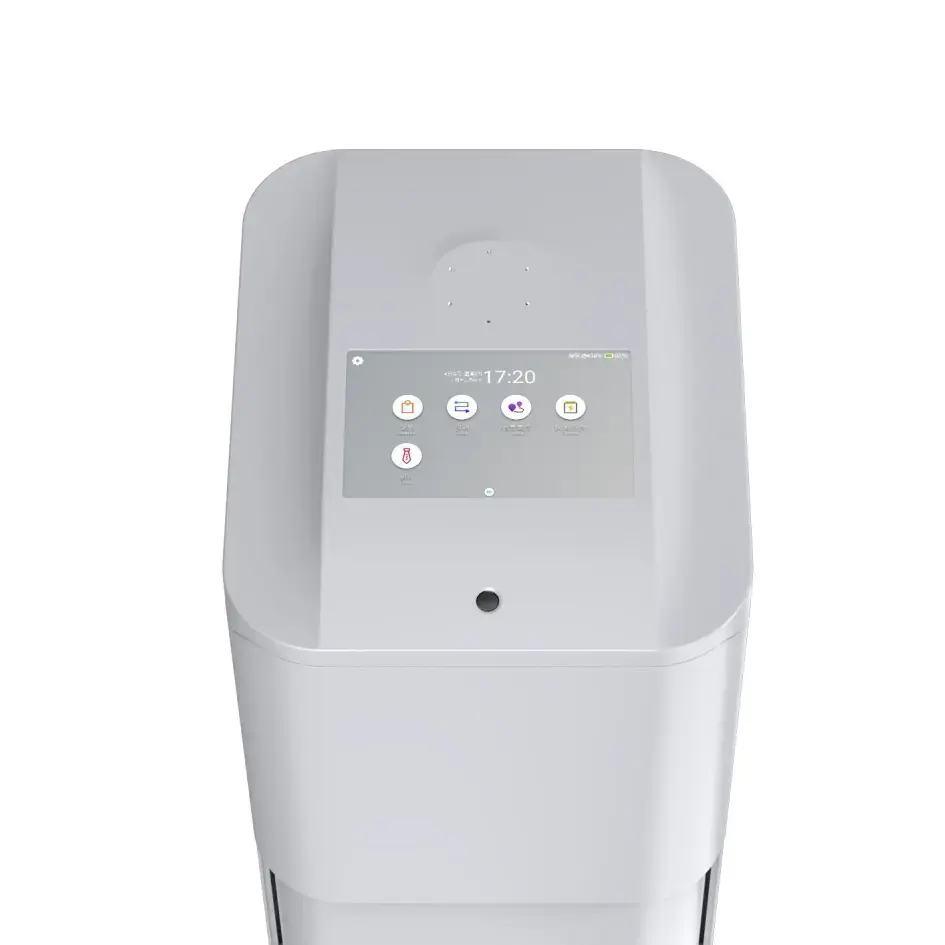 Intelligent Elevator Control UVC Self Disinfection Capability Hotel Delivery Robot