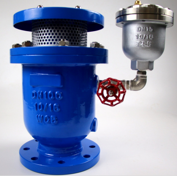 Factory Direct Supply High Speed Combined Compound air Vent Pressure Release Valve Dn 20