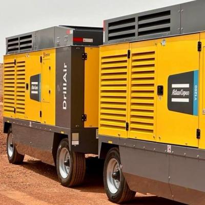 Y1200 Copco 15bar 38.6m3 Diesel Mobile Air Compressors 35 Bar 1363cfm Atlascopco Y1200 Cfm Compresor High Pressure - Thumbnail 2