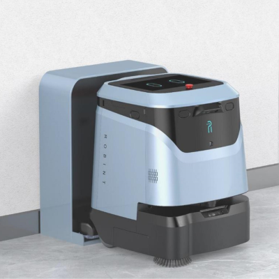 Auto Charge Tile Marble Robotic Floor Scrubber for Hotel Autonomous Industrial Floor Cleaning Robot for Warehouse and Office - Thumbnail 4