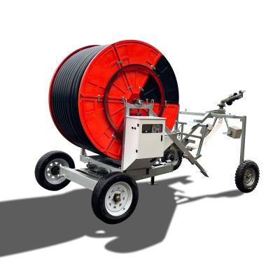 High-Quality and Efficient Sprinkler Mobile Farmland Watering Machine Traction Irrigation System - Thumbnail 4