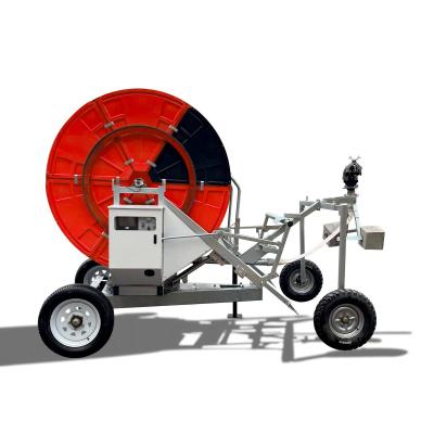 High-Quality and Efficient Sprinkler Mobile Farmland Watering Machine Traction Irrigation System - Thumbnail 2