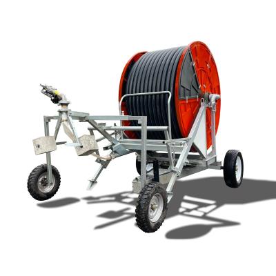High-Quality and Efficient Sprinkler Mobile Farmland Watering Machine Traction Irrigation System - Thumbnail 5