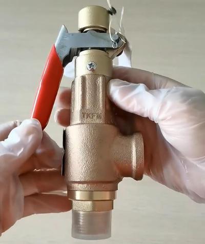 Pressure Relief Protection 16bar Brass Relief Safety Valves 1/2" for Heating System - Thumbnail 3
