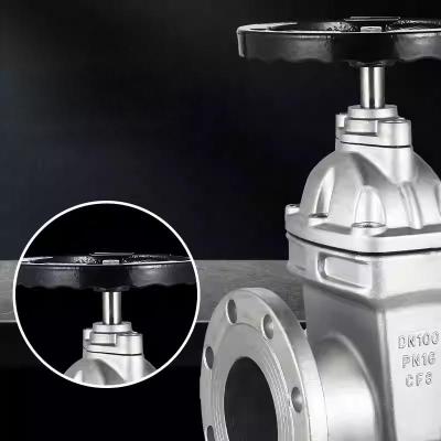 Z45X-16P Stainless Steel 304 Manual Soft Seal Non-Rising Stem Gate Valve ISO9001/CE Certified for Drinking Water Pump - Thumbnail 4