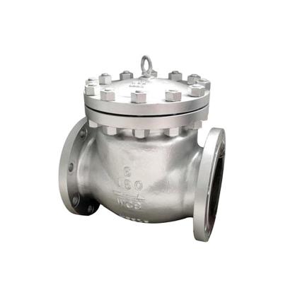 Class 150 Ansi 304 H44h 4 Inch Manual Swing Check Valve with Flange for Water Media - Thumbnail 5