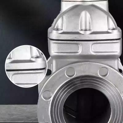 Z45X-16P Stainless Steel 304 Manual Soft Seal Non-Rising Stem Gate Valve ISO9001/CE Certified for Drinking Water Pump - Thumbnail 6